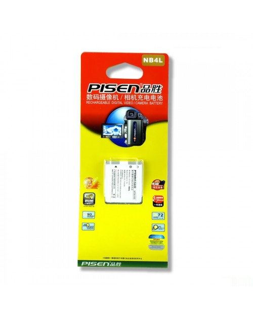Pin Pisen NB-4L For Canon
